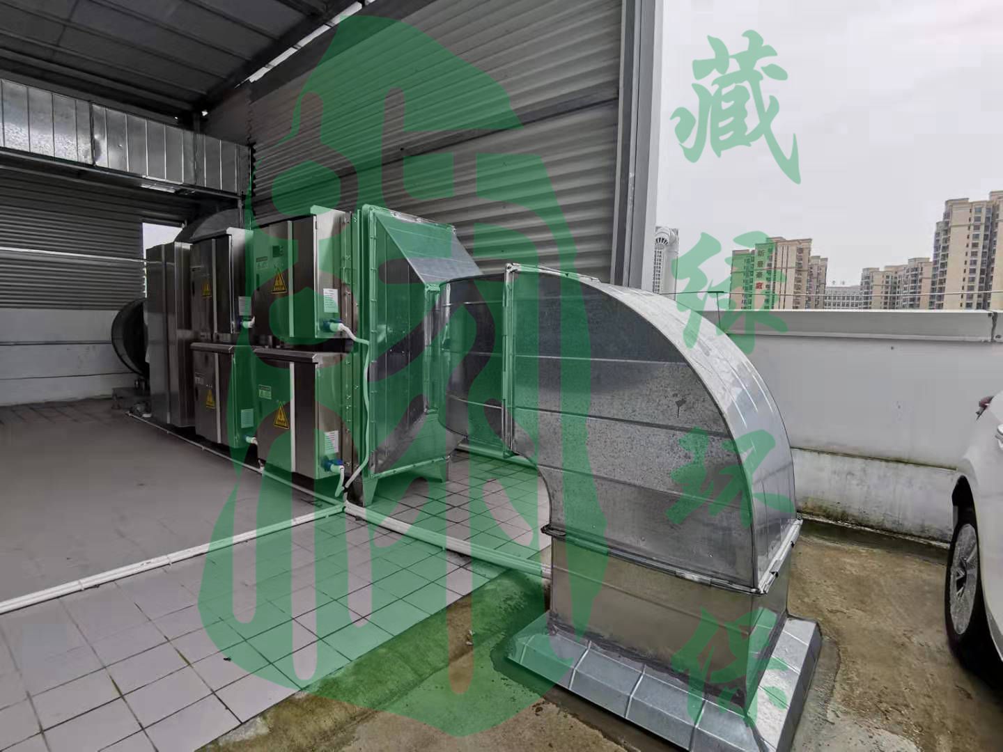 广州中升丰田汽车销售服务有限公司喷烤漆房废气处理工程